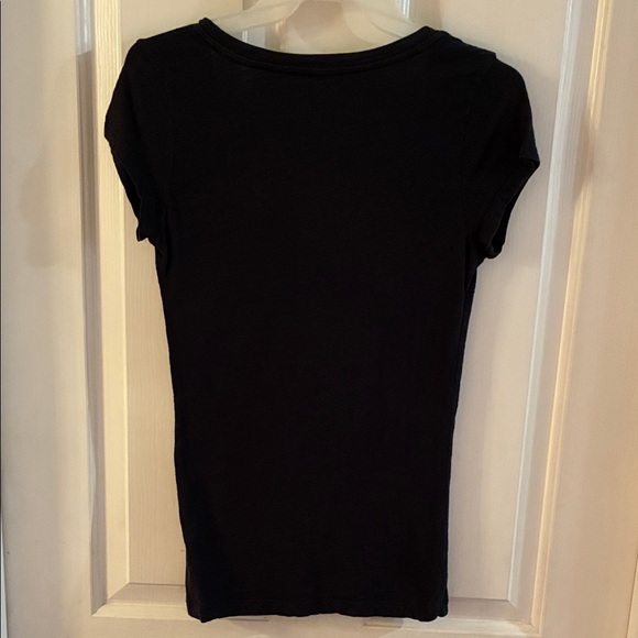 Aeropostale Black Tee with Pink and Blue Graphic - Picture 4 of 4